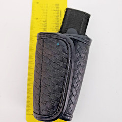 Uncle Mike’s SideKick Duty Belt Key Holder. Black, Basketweave