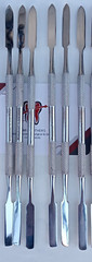 6 PCS Dental Cement Spatula Mixing Lab Restorative Double Ended Instruments