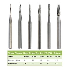 Wave Dental Carbide Bur Friction Grip FG Round 557 330 For High Speed Handpiece
