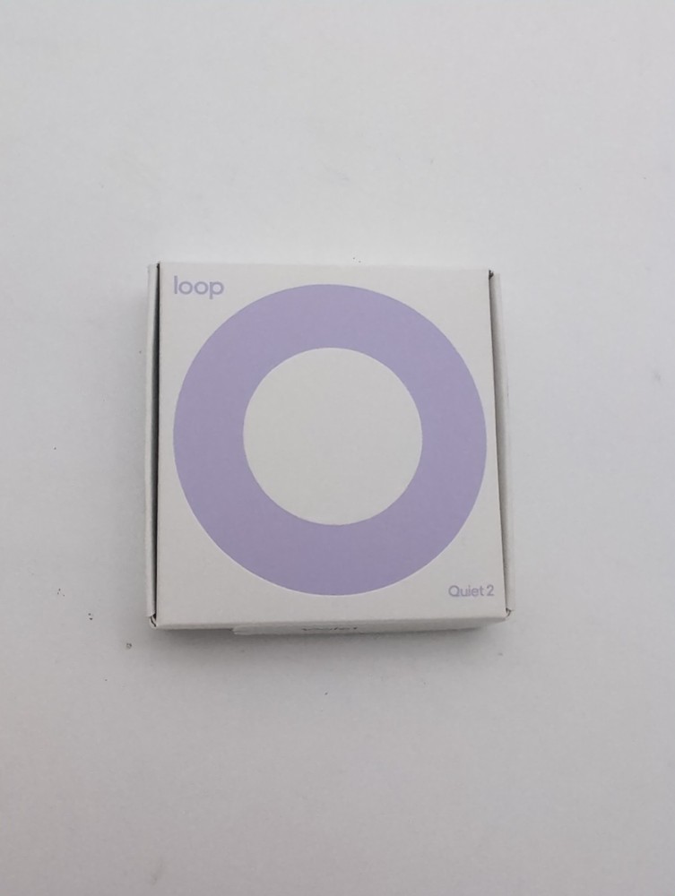Loop Quiet 2 Earplugs Reusable Noise Reducing Earplugs VIOLET – Open Box