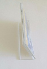 10 Pack Business Card Clear Acrylic Sign Holder Slant Back Display 4″x2″ ZM