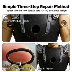 Action Figure Repair Kit: 50 O-Rings, 100 Screws, and as shown in the picture
