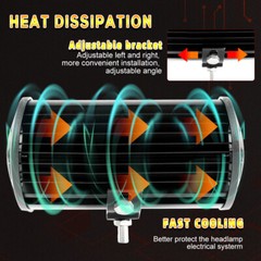 2x 7Inch 40000ML LED Work Light Bar Flood Spot Pod Offroad Fog Driving ATV Truck