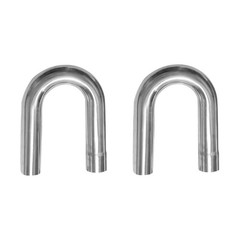 BLACKHORSE-RACING 3″ 76mm Stainless Steel T304 DIY Custom Mandrel Flex Pipe S…