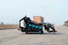 Hydraulic Wood Grapple Grabber Attachment For TYPHON STOMP X1300 Mini Skid Steer