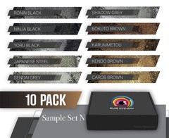 Eye Candy Mica Powder – Black Brown Grey Pigment 5 grams, Blk Brn Set