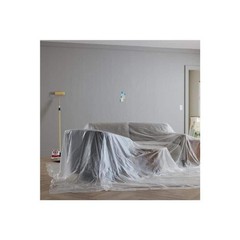 Plastic Sheeting Roll 9 ft x 400 ft Painters 0.31 Mil Clear Multi-Purpose Cover
