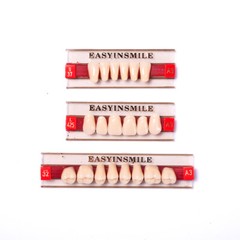 84/96pcs Dental Acrylic Resin Denture Teeth Upper Lower Full Set Shade A1/A2/A3
