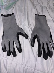 PIP 34-874 MaxiFlex Ultimate Nitrile Micro-foam Coated Gloves Large – Grey/Black