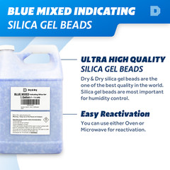 4 Gallon (28-30 LBS) “Dry & Dry” High Quality Mixed Silica Gel Desiccant Beads