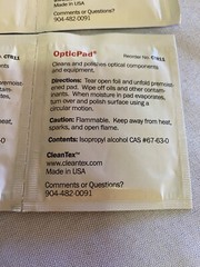 CLEANTEX CT811 OPTIC PAD 500 PACK SURFACE CLEANER PROFESSIONAL’S CHOICE