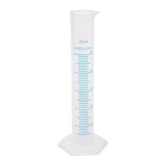 10/25/50/100/250/500ml Plastic Measuring Cylinder Lab Graduated Cylinder Chemist