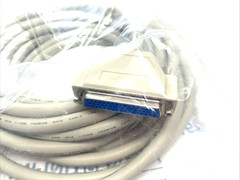 L-Com CSMN50MF-25 Deluxe Molded D-Sub Cable, DB50 Male / Female, 25.0 ft