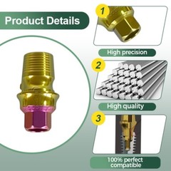 Concave CAD/CAM Ti base SP Titanium Base Internal Hex compatible with MIS Seven