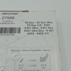 Robot Coupe 27566 Slicer 4 mm (5/32″) NIB OEM