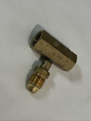 Tee Block POL Tee Manifold F. POL x M. POL for LP Propane Cylinders