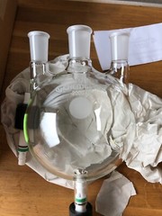 Chemglass CL-1205-303MS, 2000ml 3-nk RBF 29/42-24/40 JTS