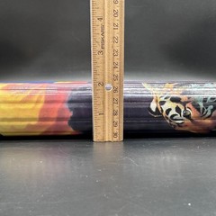 Vintage Three Ring Binder 1990s Lightning Clouds Waiting Tiger School Office