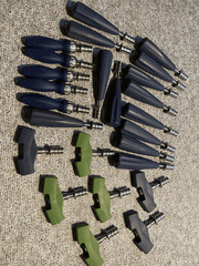 Medical Quick Release Straight & T-Handle, some Ratcheting – 25 handles included