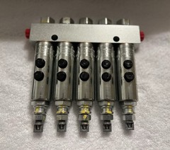 INCOLN INDUSTRIAL 83749-5 SL-44 5-Outlet Oil/Grease Injector Unit NEW OEM