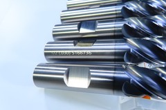 LOT ( 5 PCS ) IMCO 1/2″ POW-R-FEED CARBIDE 68132 END MILLS .030″ RADIUS TOOLS