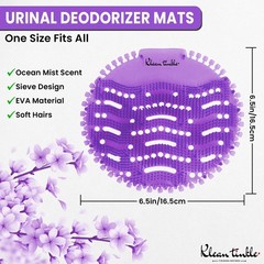 3 – 50 Scented Bathroom Urinal Screens Deodorizing Anti-Splash Fresheners Mats