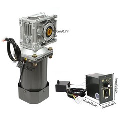 0-27RPM Gear Motor Worm Geared Motor Speed Controller Electric Motor Kit 180W
