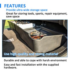 For 2007-2013 Chevy GMC Silverado Sierra Underseat Storage Box Extended Cab