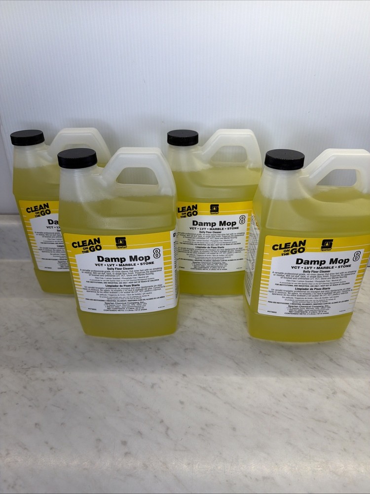 Case of 4 Spartan Clean on the Go Damp Mop 8 – 2 L