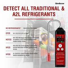 Refrigerant Leak Detector PPM%LEL Combustible Gas A2L AC Freon Natural