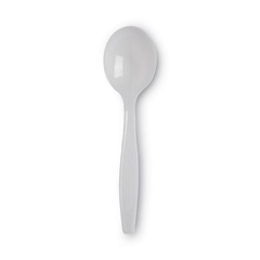 Dixie SH207 Plastic Heavyweight Soup Spoons – White (100/Box) New