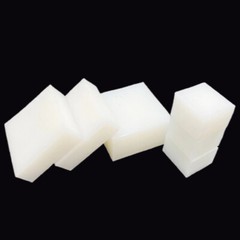 Silicone Block Plate White Solid Rubber Square Shockproof Pad 50mm – 300mm Width