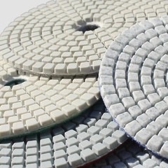 5″ Diamond Polishing Pad Grit 30 (70 Pieces) stone concrete marble travertine