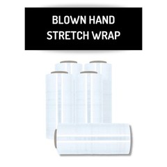 Blown Stretch Wrap Pallet Shrink Film Clear Wrapping Roll Choose: Size & Rolls