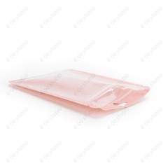 Clear Back Color Front Multi-Size Glossy Mylar Flat Reusable Zip Lock Bag