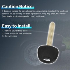 Replacement Key Fob Shell Case for 2007-2012 Santa Fe Keyless Entry Remote