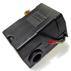 Air Compressor Pressure Switch 90-125 PSI, 26A Heavy Duty 1/4″ NPT Single Por…