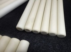 LOT OF (24) TWENTY FOUR 2.47″L X 0.325″D STEATITE CERAMIC RESISTOR ROD No. 329