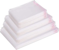 100-2000 Clear Poly Bags OPP Cellophane Plastic Cello Bag Self Adhesive Any Size