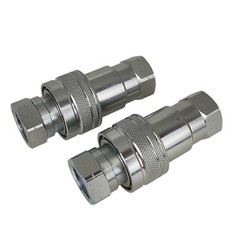 2Sets For Pioneer Ball Style 1/2″ NPT Hydraulic Coupler Quick Connect Coupling