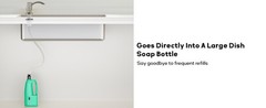 Built-in Kitchen Sink Soap Dispenser with Extension Tube Kit – Brushed Nickel