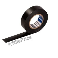6 Rolls General 3/4″ X 20 yds Vinyl PVC Black Insulated Electrical Tape 3 Pk-New