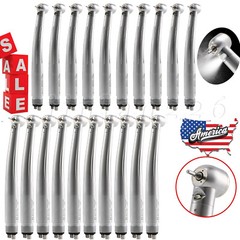Dental LED E-generator Fiber Optic High Speed Handpiece 2Holes 4-Holes FDA
