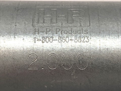 H-P Products 2.000″ Tube Compression Coupling 2″ OD 4″ Length