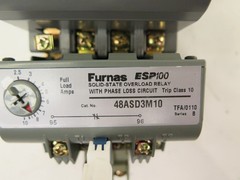 Furnas 14DS+32A*51 Starter Size 1 & 48ASD3M10 Overload 2.5-10A 600VAC 110/120 Va