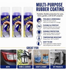 Plasti Dip Clear Rubberized Spray Coating 11 oz Aerosol Cans – Pack of 3