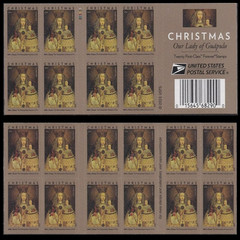 United States Postal Service Christmas Our Lady Of Guapulo 2020 Book Of 20