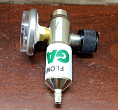 GASCO Gas Cylinder Flow 0.25 SLPM Gas Regulator Gauge 0-1500 PSI Healthcare