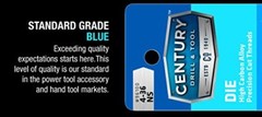 Century Drill 98218 High Carbon Steel Fractional Hexagon Die, 7/8-14 NF