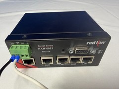 Red Lion Ethernet Switch, Series Sixnet, Model BT-6021, RAM-6021 w/ Power supply